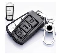 POMPOMPUR Custodia in Pelle per Chiave Auto per VW per P&assat per CC B6 B7 B7L CC R36 per Maogotan B5 per P&assat 3C Guscio Chiave Auto Portachiavi Auto(009-KK-B)