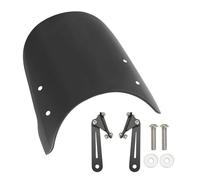 POMPOMPUR Parabrezza per Moto per Moto per Guzzi V7 per Classic per Stone per Milano 2016-2023 V9 per Bobber per Roamer 2018-2023 Accessori Parabrezza Anteriore Moto Parabrezza(Black)