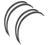 POMPOMPUR per Mazda 3 6 CX-5 CX-7 Car Wheel Eyebrow Arch Trim Lips Strip Fender Flares Mudflaps Accessori Auto Passaruota(Carbon Fiber Black)