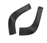 POMPOMPUR Rivestimento In Pelle Per Maniglia Bracciolo Centrale Portiera Auto Per Cayenne 2011 2012 2013 2014 2015 2016(Center red line)