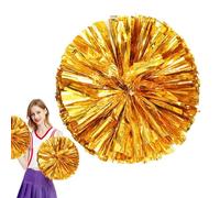 Pompon Cheerleading - Pompon da Ballo da 30 cm, Impugnatura Facile per Le Dita, Animale Domestico in Metallo | Profili per Il Controllo dello Spirito della, Palline di Fiori da Cheerleader