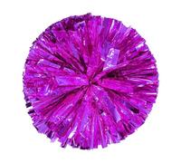 Pompon da cheerleader, pompon da cheerleader, grandi pompon per squadre di danza, per cheerleading, con anelli per le dita, 30 cm