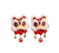 Pompon Hairpin Nuovo Anno Clip di Capelli Blingbling Elegante Peluche Barrette Mazzi Copricapo Dolci Leoni Ricamato