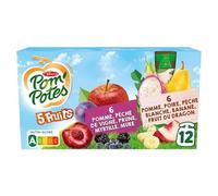 Pom'POTES Pom'POTES - Set di 3 pentole con 5 frutti viola e bianchi, 1080 g