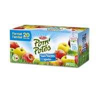 Pom'Potes Specialità di mele senza zuccheri aggiunti, 20 x 90 g
