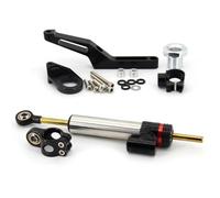 POMUHYE Ammortizzatore Sterzo per Moto per ZX6R per ZX-6R 2017 2018 2009-2019 Moto Stabilizzatore di Sterzo Ammortizzatore Staffa di Montaggio Regolabile Lineare Kit