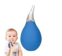 Pomurom Aspiratore nasale professionale in silicone per bambini, blu, rimuove delicatamente la muffa e il muco, lavabile e riutilizzabile