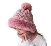 Pomurom Cappelli da Inverno per Donne,Scaldacollo Resistente al | Cappello Invernale con Sciarpa - per Donne Nonne E Madri Escursionismo Ciclismo Viaggio Sci Ciclismo Snowboard