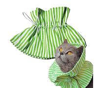 Pomurom Collare Morbido per Gatti - Collare per Gatti in Poliestere Soft Recovery | Collare Protettivo Regolabile, comode Forniture per Animali Domestici con Coulisse per Allevamento, Gatto, Negozio