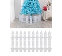 Pomurom Recinzioni Decorative da Giardino 300cm, Plastica Bianca, Bordatura per Aiuole, Pannello per Giardino, Bordo Flessibile, Recinto per Piante Sentieri