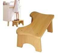Pomurom Sgabello WC - Sgabello Potty Step per WC da Bagno - Sgabello per la Cacca della Toilette del Bagno, sgabelli per i Piedi della Cacca della Toilette a Forma di C Portatile, gradini