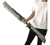 POMUTRE Martilo De Batalla Thor Thanos Sword Cosplay Prop 42.5 inch Thanos Double Edged Sword PU Foam Birthday Gifts