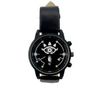 POMUTRE Orologi da polso Mens Quartz Watch for Zelda Legend Wilderness Wrist Watches Game Around Couple Electronic Watch Black Flag Movemet