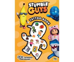 Pon Pon Edizioni PPE56574A Stumble Guys - Tattoo Book