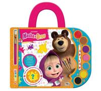 Pon Pon Edizioni PPE58882A Mashe e Orso - Valigetta con Acquerelli