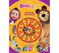 Pon Pon Edizioni PPE58883A Masha e Orso - Il mio Album Pastello - Giochiamo con