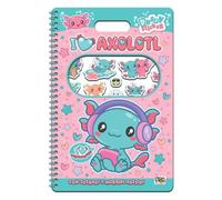 Pon Pon Edizioni PPE60131A I Love Axolotl - Puffy Sticker