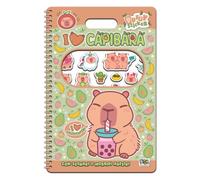 Pon Pon Edizioni PPE60133A I Love Capibara - Puffy Sticker