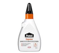 Ponal Express, Legno Trasparente ad Asciugatura Rapida per incollaggi Versatili e lavori Artigianali, Colla Impermeabile in Pratico flacone da 60 g, Colore Bianco, 527509