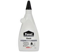 Ponal Classic Colla per Legno, Elevata Forza di Adesione per Assemblaggio, Incollaggio di Superfici e Giunti, Flacone da 225 g, Trasparente