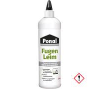 Ponal colla per fughe per parquet e laminato, colla trasparente per pavimenti, collante impermeabile, colla bianca resistente all'invecchiamento come protezione dal gonfiore, 1 flacone da 1 kg