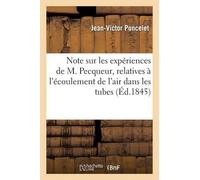 Poncelet-J-V Note sur les expériences de M. Pecqueur, relatives à l' (Tascabile)