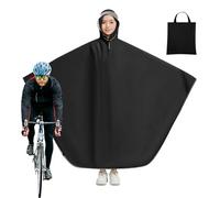Poncho Adulti - Impermeabile Leggero - Impermeabile Leggero con Cappuccio e Bande Rifrangenti per Campeggio Escursioni Ciclismo Attività All'aperto Uomo Donna