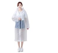 Poncho Antipioggia Impermeabile 2 Pezzi/1 Pezzo for Adulti, Uomini, Donne e Bambini, Portatile, Impermeabile, Accessori for la casa, Resistente al Vento all'Acqua(White,2 PCS)