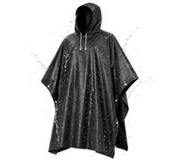 Poncho Antipioggia Impermeabile Antipioggia con Cappuccio per Adulti Unisex | Riutilizzabile e Leggero da Usare in Moto, in Bici, per Trekking, Camping e Festival, Taglia Unica, Pieghevole, Compatto, EVA