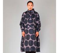 Poncho antipioggia riciclato Rainkiss ( Black Polka / Unica )