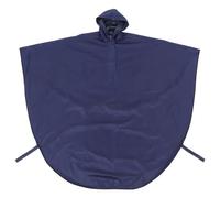 Poncho Antipioggia Riflettente per Carrozzina e Scooter | Copertura Pieghevole in Poliestere e Pvc, Blu Navy senza Visiera, per Anziani e Adulti Disabili