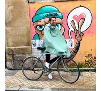 Poncho antipioggia unisex per adulti Le Temps des Grenouilles ( Cap Lizard / S-M )