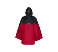 Poncho antipioggia Vaude Covero Poncho II (rosso/nero) S