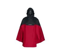 Vaude Covero II - poncho Black/Red 2XL