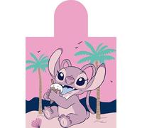 Poncho Asciugamano per bambini con cappuccio Stitch 3 - Asciugamano da spiaggia per bambini e ragazze, in morbida microfibra ad asciugatura rapida, poncho da spiaggia, piscina da bagno, personaggio