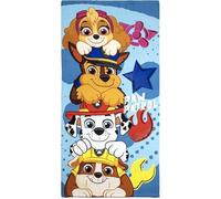 Poncho con Cappuccio Paw Patrol dal Design Ufficiale, Accessorio da Spiaggia o da Bagno per Bambini, ad Asciugatura Rapida e dallo Stile avventuroso