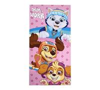 Poncho con Cappuccio Paw Patrol dal Design Ufficiale, Accessorio da Spiaggia o da Bagno per Bambini, ad Asciugatura Rapida e dallo Stile avventuroso