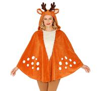 PONCHO CON CAPPUCCIO RENNA da adulto taglia unica