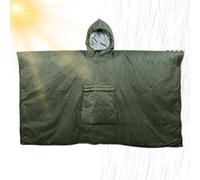Poncho - Coperta da campeggio, pieghevole, per il clima freddo, coperta poncho per campeggio all'aperto, per uomini, donne, adulti, adulti, escursionismo, alpinismo, esplorazione