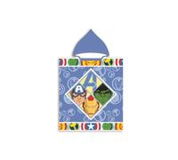 Poncho da bagno Avengers junior cotone 60 x 120 cm blu