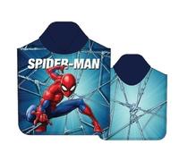 Poncho Da Bagno Spiderman Per Bambini Con Cappuccio 50 X 100Cm