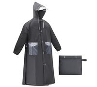 Poncho Da Pioggia Extra Lungo, Impermeabile Da Ciclismo Poncho Da Pioggia Portatile Leggero Con Cappuccio, Riutilizzabile, Con Tasca, Per Zaino In Spalla Campeggio All'Aperto, XXL