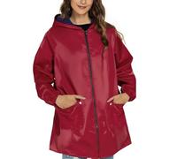 Poncho Donna Pioggia Giacca Con Cappuccio Resistente Alle Rughe Leggera Trench Da Pioggia Antivento Traspirante a Vento Impermeabile Antipioggia Sportivo Per Escursionismo Viaggi Bianco 2025