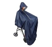 Poncho for sedia a rotelle for anziani disabili unisex, riflettente, impermeabile, con cappuccio, riutilizzabile, for la casa