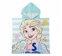 Poncho Frozen Bambino e Bambina - Poncho Frozen con cappuccio e asciugatura rapida, asciugamano poncho per bambini, spiaggia, piscina ed estate, leggero e assorbente