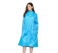 Poncho Impermeabile alla Moda in Tessuto Traspirante Leggero e Resistente Pioggia per Campeggio all'aperto Pesca Sopravvivenza(Color-04,L)