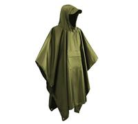 Poncho impermeabile da donna, leggero, con cappuccio, extra lungo, for attività all'aperto