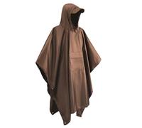 Poncho impermeabile da donna, leggero, con cappuccio, extra lungo, for attività all'aperto