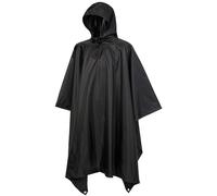 Poncho Impermeabile Nero Ripstop US Poncho Militare Per La Pesca