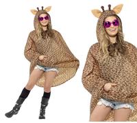 Poncho Impermeabile Per Adulti Unisex Animali Da Festival